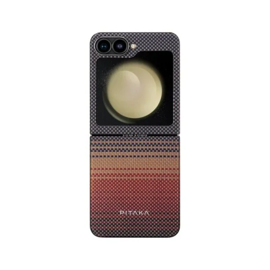 Cover Samsung Z Flip 6 Slim Case Pitaka - Sun Set